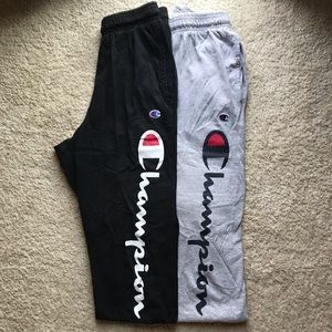 2 Pairs of champion sweats